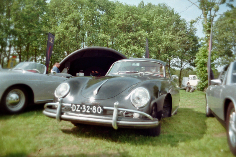 A patina perfect 356 at a Porsche show
